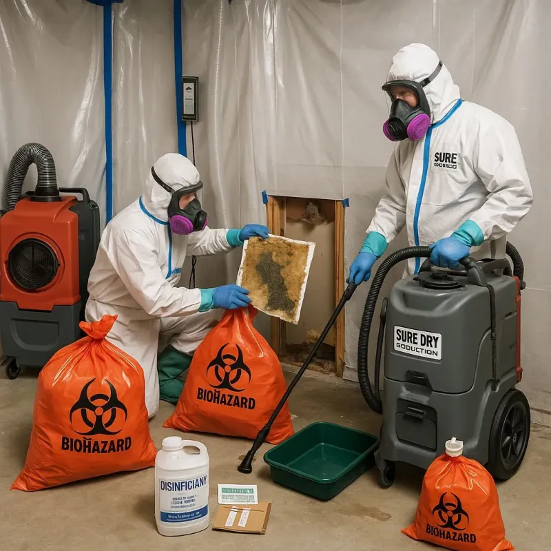 Contaminated Water Handling Protocols process in Toftrees, PA