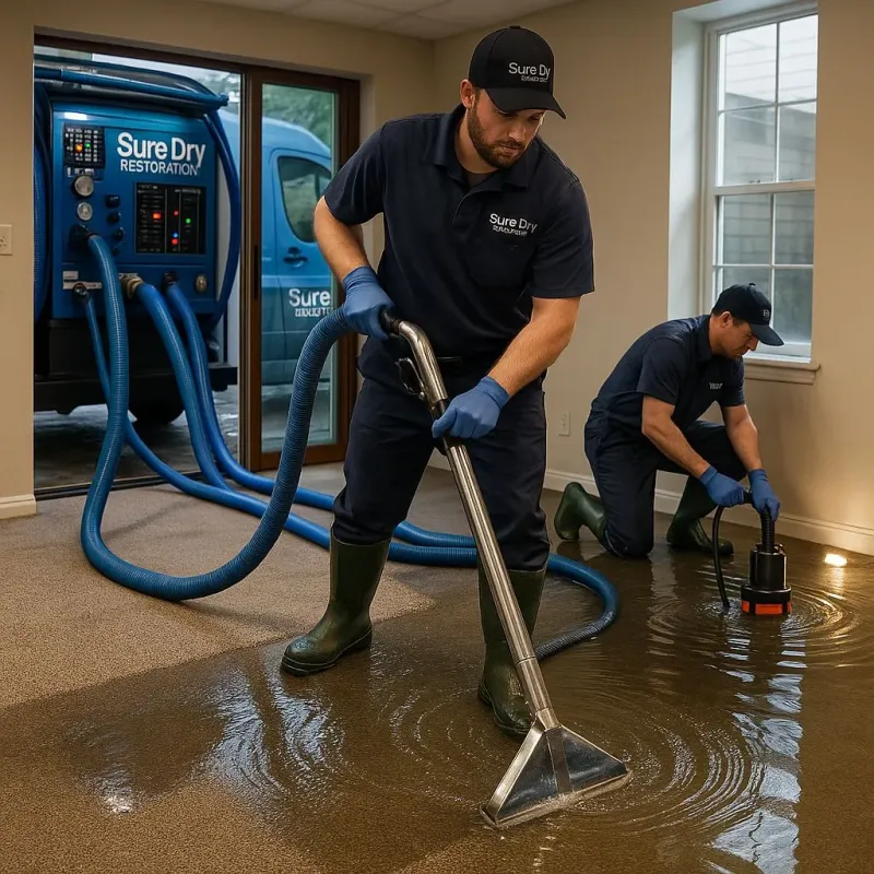 Water Extraction and Removal process in Toftrees, PA